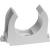 SOMA Clip per tubi in plastica, grigio, 32 mm, 18 pezzi, morsetto per tubo