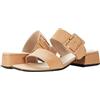ECCO Elevate Square Toe Slide, Sandali con Tacco Donna, Marrone Leone Nabuk, 40/41 EU