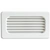 La Ventilazione C157RB Griglia Terminale 180x100 mm in ABS da Incasso, Bianco