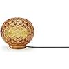 Kartell Mini Planet, Lampada da Tavolo ad alimentazione diretta, Ambra, Ø 16 cm