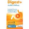PIù MEDICAL Digest+ Acidità e Reflusso 20 Stick Pack da 15 Ml