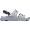 Crocs Sandalo Classico Per Tutti Terreni, Zoccoli Unisex Adulto, Grigio Chiaro, 38 39 EU