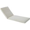 NATERIAL Cuscino per lettino in cotone NATURA grezzo 190 x 65 x Sp 7 cm