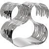 Alessi Barkcellar BM03 - Portabottiglie di Design in Acciao Inox 18/10, Lucido