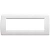 Vimar 16766.04 Idea Placca Rondò 6 moduli, tecnopolimero, bianco