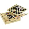 Set giochi da tavolo 5 in 1 in legno Cherie personalizzate o neutre