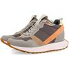 GIOSEPPO Sneakers Grigie d'ispirazione retrò con Zeppa Interna per Donna vincly