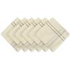 DII - Copritavolo a Righe, 100% Cotone, Gray, Napkin