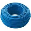 GENERICO Cavo elettrico cordina unipolare blu antifiamma FS17 1 x 4 mm matassa 100 m