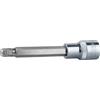 KS Tools 918.1660 Chromeplus Bussola per Viti a Esagono Incassato, Lunga, 10 mm, 1/2