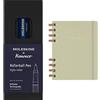 Moleskine x Kaweco, Penna Roller Ricaricabile in Plastica ABS, Blu + Academic Monthly Planner 2023-2024, 12 Mesi, Agenda Universitaria con Copertina Rigida, XL 20 x 25 cm, Crush Kiwi