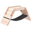 Ferplast Ponte Criceto in Legno con Amaca e Scaletta, Topolini, Accessori Giochi Gabbia Criceto