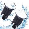Lonimia 2 tappi per lavabo, tappi universali per lavandino, tappi di scarico da 40 mm, tappi per lavandino, per evitare intasamento e odori, per tutti i lavandini e bidet.