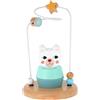 Vilac - Giocattolo di risveglio dell'orso bianco - Michelle Carlslund - Gioco da impilare in legno massello - Sviluppa le abilità motorie - Metodo Montessori - per bambini da 1 anno