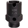 KS Tools 150.1472 Corpo di riparazione filettato per filettatura interna + esterna, M16x1,5