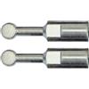 KS Tools 700.1504 Serie di adattatori a testa sferica per cuscinetti, 2 pz, Ø 5,5 mm