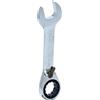 KS Tools 503.4638 Chiave a Cricco Combinata Gearplus, Extracorta, 15 mm