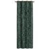 Deco Mex OTEV067 VALENCE - Tenda in velluto, 145 x 260 cm, poliestere, nylon, verde scuro, misura normale