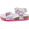 QUEEN HELENA Sandali Aperti Bambina Ragazza QB102 (QB107 Argento, numeric_36)