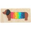 Vilac - Puzzle/incasso in volume cane - Andy Westface - Giocattolo di risveglio in legno originale - apprendimento dei colori - Metodo Montessori - per bambini dai 2 anni
