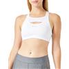 Champion SA New Active Crop Top Reggiseno Sportivo, Bianco, M (10-12) Donna