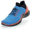 UYN City Running Black Sole, Sneaker Uomo, Blue/Orange, 41 EU