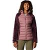 Columbia Powder Lite, Giacca ibrida in pile Sherpa da donna (M, Rosa Polvere)