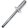 AERZETIX - Set di 50 rivetti ciechi standard Ø6.4x15mm alluminio/acciaio - DIN 7337 A - rivetto pop a rottura stelo - C48324