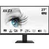 MSI PRO MP273 Monitor Flat 27, Display 16:9 Full HD (1920x1080), 75Hz, 5ms, IPS antiriflesso, collegamenti 1x HDMI e 1x DP, VESA 75x57mm standard