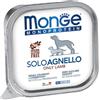 Monge Monoprotein per cani adulti Paté Solo Agnello 150 gr