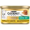 Gourmet Gold Cat Adult Tortini con Pollo e Carote 85 gr