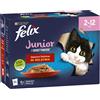 Felix Le Ghiottonerie Kitten Selezioni Deliziose Manzo e Pollo 12x85 gr