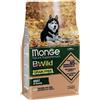Monge Natural Superpremium BWild Grain Free per cani adulti Salmone e Piselli 2,5