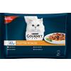 Gourmet Perle Cat Adult Filettini in Salsa con Manzo Pollo Agnello e Anatra 4x85 gr