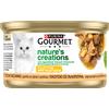 Gourmet Nature's Creations Cat Adult Ricco in Tacchino con spinaci e pastinaca 85 gr