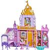 Disney Princess Fold 'n Go Celebration Castle, casa delle bambole pieghevole con mobili e accessori, giocattolo per bambine dai 3 anni in su