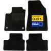 DBS - Tappetini auto - Su misura per Clio 5 - Con clip - Tappetini auto antiscivolo - 4 pezzi