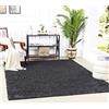 Livabliss Tappeto Shaggy Home Ampio Tappeto Salotto Moderno, Sala da Pranzo, Morbido Tappeti Shaggy per Camera da Letto, Motivo Astratto Berbero Peloso, leggera da Pulire, 120x170 cm Grigio Scuro