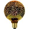 TIANFAN Lampadina Edison 3D Fuochi D'artificio Classico Sorgente Luminosa A LED AC85-240V E27 Lampadina Decorativa G95 Dorata