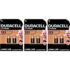 Duracell 6X Duracell 123 Batterie Lithium (3 Blister Da 2 Batterie) 6 Pile (CR123 / CR123A / CR17345)