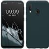 kwmobile Custodia Compatibile con Samsung Galaxy A20e Cover - Back Case per Smartphone in Silicone TPU - Protezione Gommata - ardesia scuro