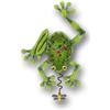 Enesco Allen Designs C106 Orologio Rana Resina, Design di Michelle Allen, 28.5 cm