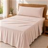 Degrees Home Premium - Set Lenzuola 3 Pezzi in Microfibra Spazzolata (105X190) - Lenzuolo con Angoli, Lenzuolo Piatto e 1 Federa 105X45 - Extra Morbido, Anti-Piega e Certificato Oeko-Tex