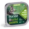 Monge BWild Monge Natural Super Premium Bwild Grain Free Cat 100 gr - Cinghiale Sterilised Cibo umido per gatti