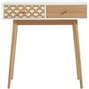 BAÏTA Utah Console, L80 cm, Bianco