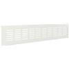 La Ventilazione GF286B Griglia Rettangolare da Incasso, Alluminio Verniciato 280x60 mm, Bianco