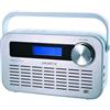 Majestic DAB 843 - Radio DAB/DAB+/FM, display LCD, Ingresso AUX-IN, presa cuffie, sveglia doppio allarme, adattatore per alimentazione incluso