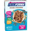 Pesoforma Barrette Cereali Croccanti e Cioccolato, Pasti sostitutivi dimagranti, Ricco in proteine, 12 x 31 g