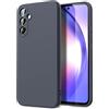 Byvuwiay Cover per Samsung Galaxy A54 5G, Morbida Silicone Liquida TPU Protettivo Ultra Slim Custodia Antiurto, Custodia Compatibile con Samsung Galaxy A54 5G - Grigio scuro