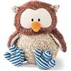NICI Peluche Gufo Oscar 35cm con testa girevole, Marrone (48078)